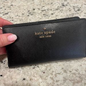 Kate Spade saffino leather large wallet